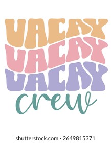 Equipe de férias Retro Summer Bundle Groovy, Praia ondulada, Trendy groovy, Funny Beach Quotes hippie, Summer Cut Files, Groovy estética 70s, arquivos ondulados para CRICUT