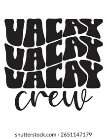 Equipe de férias Retro Summer Bundle Groovy, Praia ondulada, Trendy groovy, Funny Beach Quotes hippie, Summer Cut Files, Groovy estética 70s, arquivos ondulados para CRICUT