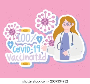 vaccinated for covid 19, disease protection