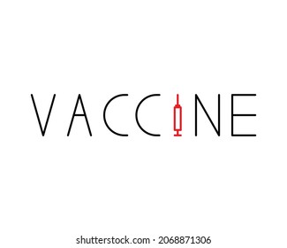 Vaccinated logo design. I am vaccinated badge. Covid-19 vaccination. Vaccine awareness sign. Wearable badge. Coronavirus pandemic medicine