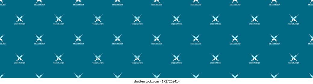 vaccination banner. vaccination pattern. vaccination web banner or poster. 
