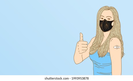 Vaccination to build immunity against covid-19 virus. Let people have confidence in safety.