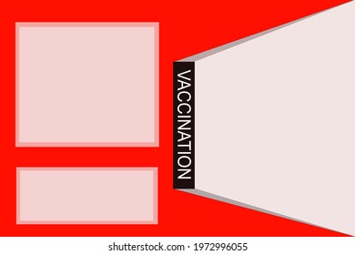 Vaccination concept with eps view.