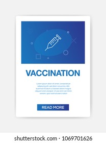 VACCINATION ICON INFOGRAPHIC