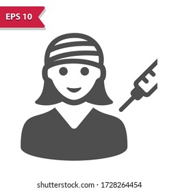 Vaccination Icon. Professional, pixel perfect icon, EPS 10 format.