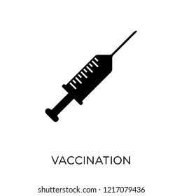 Vaccination icon. Vaccination symbol design from People collection. Simple element vector illustration on white background.