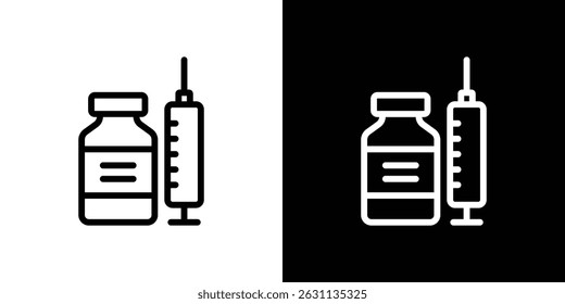Vaccination icon vector collection. vector sign illustration