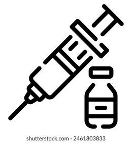 Vaccination icon for web, app, infographic, etc