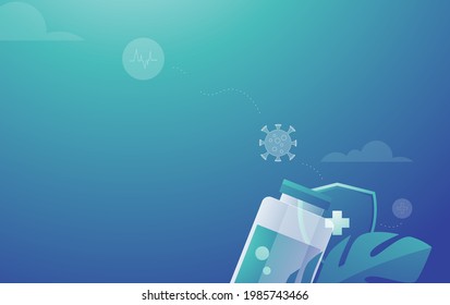 Vaccination Illustration Web Page Home