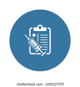 Vaccination Plan Flat Icon