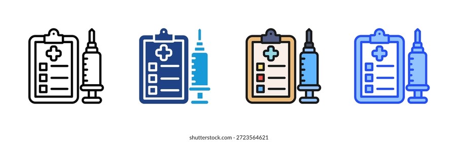 Icon "Impfdatensatz" setzt mehrere Stilkollektionen