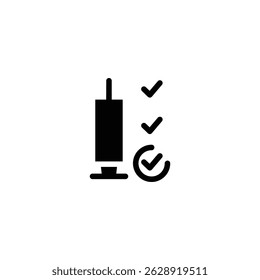 vacinação padrão esboço ícone vetor design bom para web ou aplicativo móvel