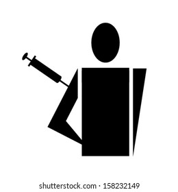 Vaccination symbol Vector illustration