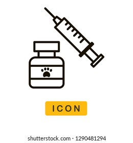 Vaccination vector icon