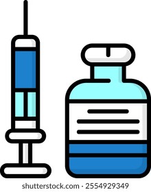 Vaccination Vector Icon Design Symbol