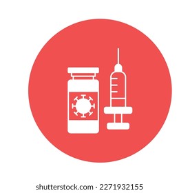 Vaccination Vector Icon easily modify

