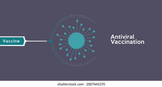 Vaccination. Vector illustration. Simple, fun, background pictures about vaccine action, immunity, health. 