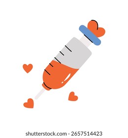Vaccination  vector sticker EPS 10 file