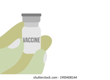 vaccine bottle for the corona virus vaccination