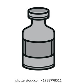 Vaccine bottle to remove liquid with injection
