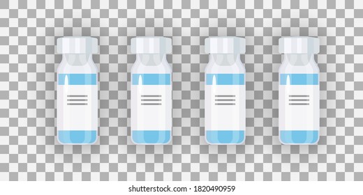 Vaccine concept. Vaccination and Immunization concept. Protect yourself. Vector illustration