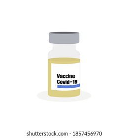 Vaccine corona vector art and graphics