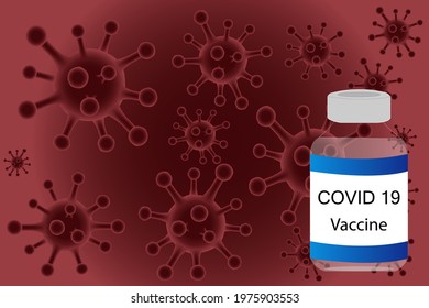 Vaccine for coronavirus disease COVID-19. Viral epidemics are transmitted by breath, saliva droplets, and exposure.