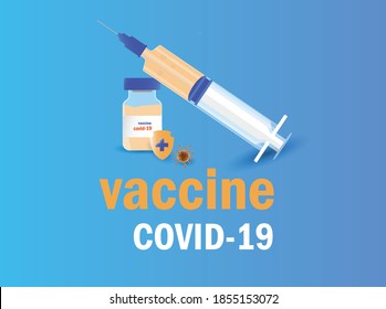 vaccine covid 19 paper art 
,coronavirus vaccine vector background.  vaccine bottle and syringe injection tool for covid19 immunization treatment. Vector illustration.