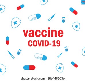 Vaccine covid 19 paper art 
,coronavirus vaccine vector background.  vaccine bottle and syringe injection tool for covid19 immunization treatment. Vector illustration.