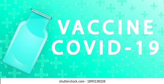 Vaccine Covid 19.Coronavirus Vaccine Vector Background.Covid-19 Corona Virus Vaccination With Vaccine Bottle .Vector Illustration.
