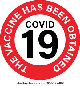 The vaccine has been obtained patch, clear covid 19 badge, clear covid 19 logos, the covid free icon for the ministry of health, and all covid-19 graphic design works 