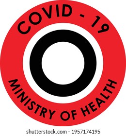 The vaccine has been obtained patch, clear covid 19 badge, clear covid 19 logos, the covid free icon for the ministry of health, and all covid-19 graphic design works 