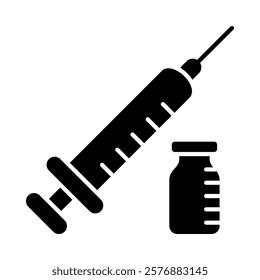 Vaccine Icon Element For Design