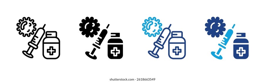 Vaccine Icon Element For Design