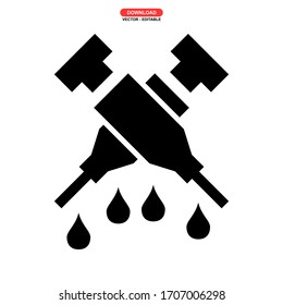 vaccine icon or logo isolated sign symbol vector illustration - high quality black style vector icons

