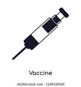 Vaccine icon vector isolated on white background for your web and mobile app design, Vaccine logo concept