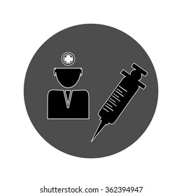 Vaccine icon,eps10