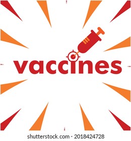 vaccine illustration design. pandemic virus vaccine . virus warning illustration design editable vector