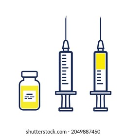 Vaccine injection for covid vector