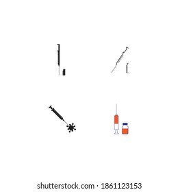 vaccine logo stock vektor template