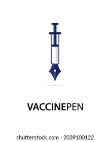 kreatives Vektorsymbol des Impfbuches