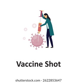 Vaccine shot Vector illustration which can easily modify or edit which can easily modify or edit

