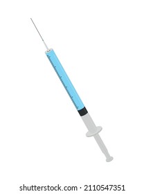 vaccine syringe medical icon isolated