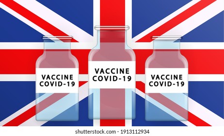 Vaccine in the United Kingdom.Victory over the coronavirus with United Kingdom. successful use of the vaccine in the United Kingdom