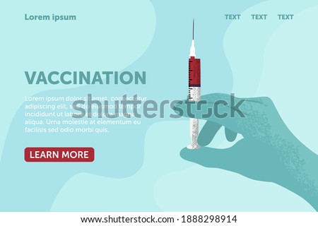 vaccine vector background. vaccination concept Banners Templates. Can use for Backgrounds, Infographics. 