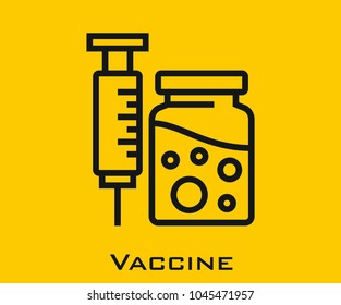 Vaccine vector icon
