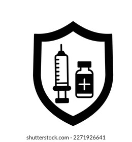 Vaccine Vector Icon easily modify

