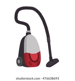 vaccum cleaner. machine electric domestic housework tool vector illustration