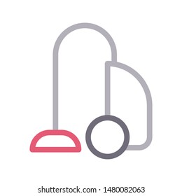 vaccum colour line vector icon