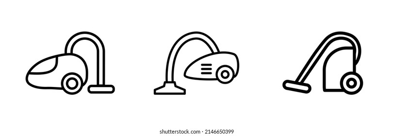 vaccum icon set design template. Trendy style, vector eps 10